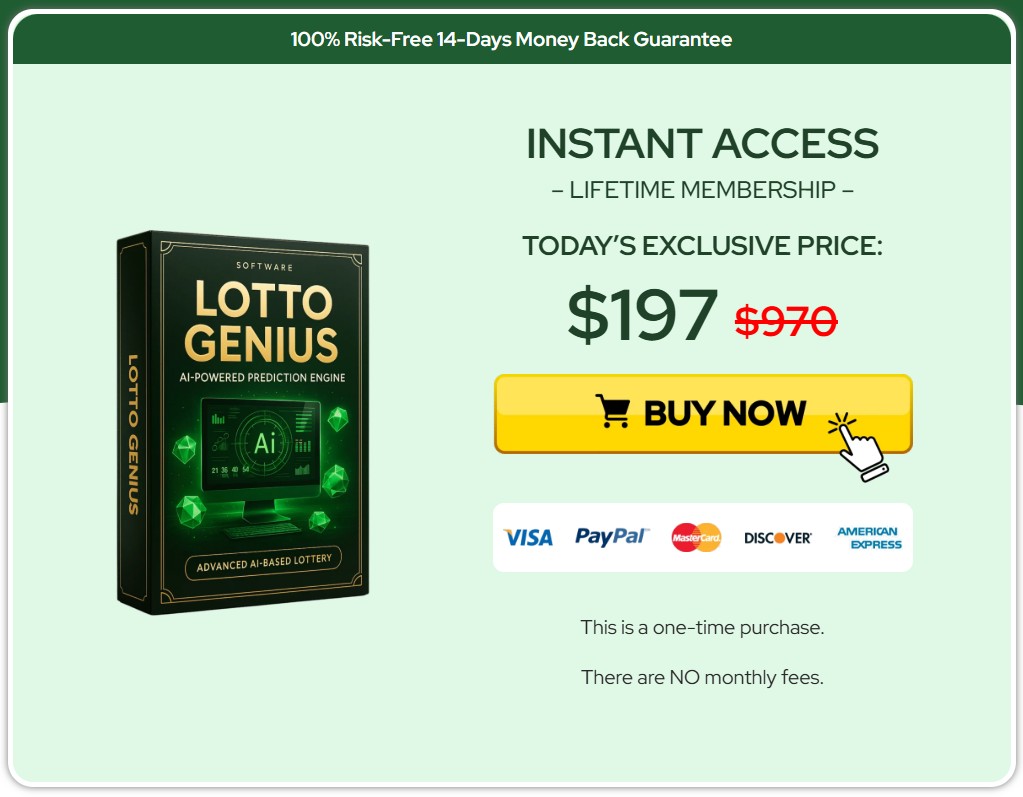 LottoGenius Price
